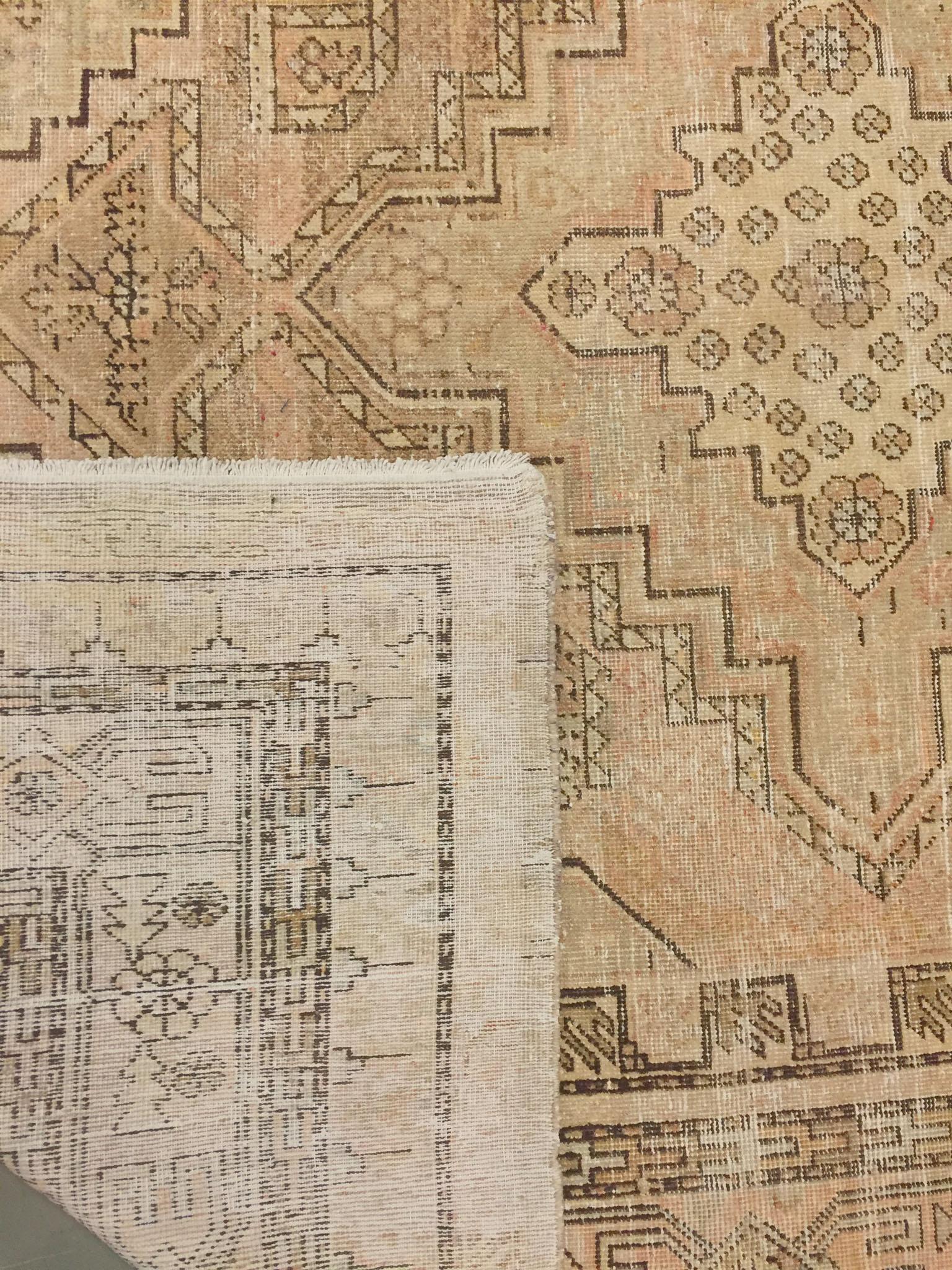 Antique Circa 1900 Khotan Samarkand Rug  6'8 x 13'3 In Good Condition For Sale In New York, NY