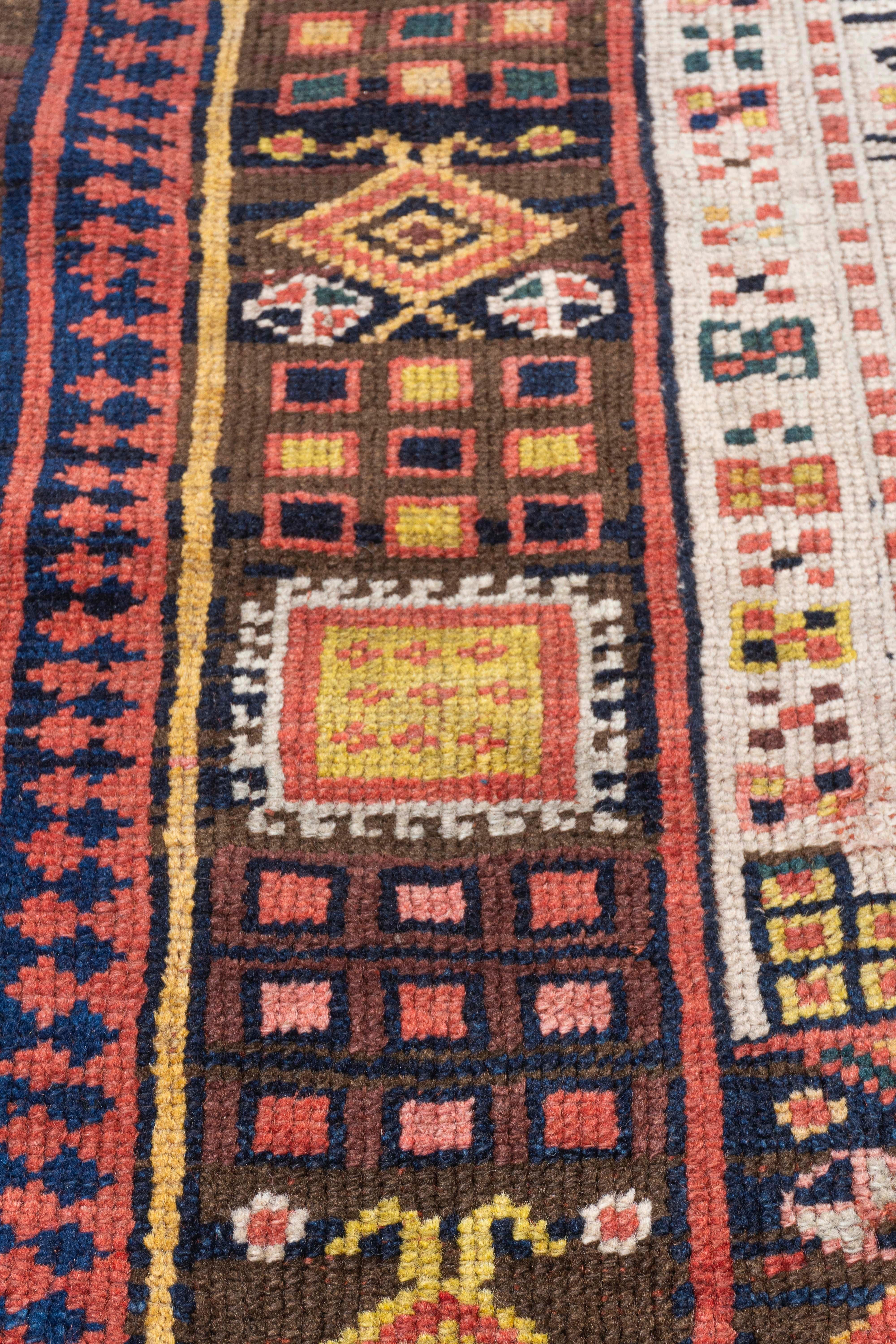 Antico runner in lana persiano Serab annodato a mano, circa 1900, di grandi dimensioni in vendita 3