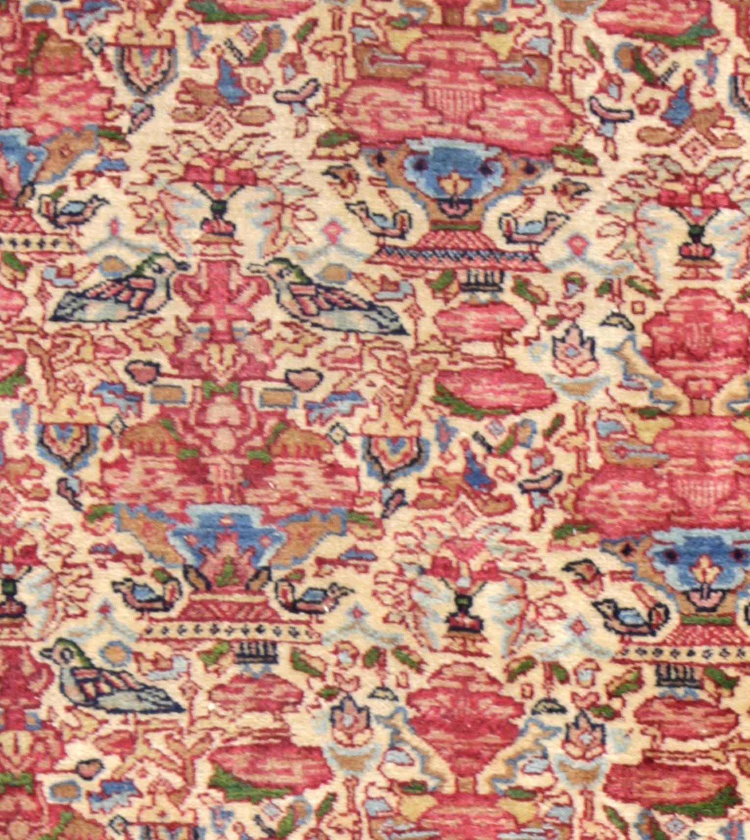 XIX secolo Tappeto antico CIRCA 1900 Oversize rosso persiano Tehran, 11'5 x 23'11 in vendita