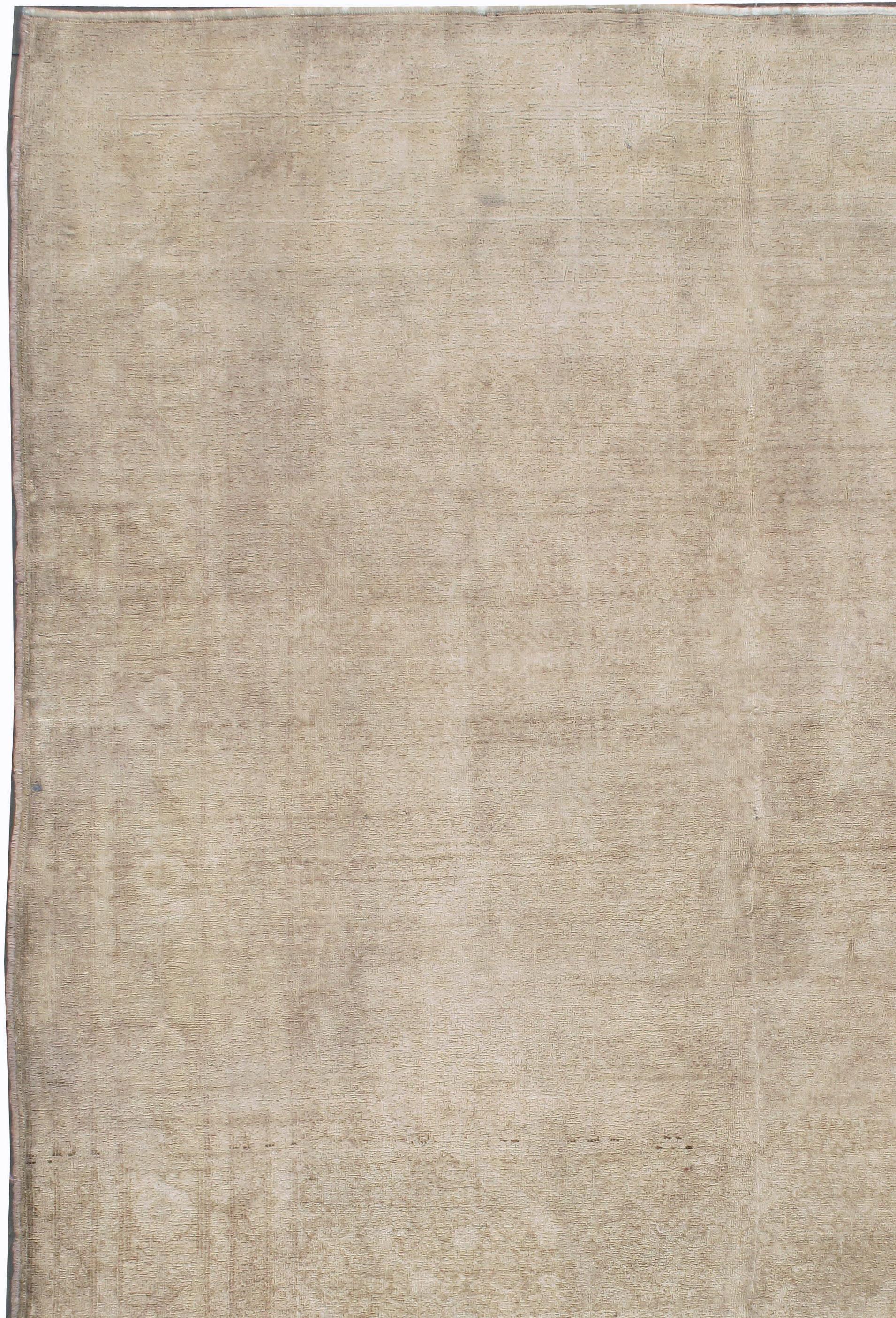 Alfombra Persa Tabriz Antigua Circa 1900 4'8 x 6'2 en venta 2