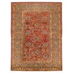 Tappeto Ziegler antico CIRCA 1900, rosso persiano, 9'2 x 13'5