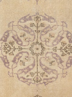 Antique Circa 1900 Turkish Oatmeal Shabby Chic Sivas Rug Runner 2'10 x 10'5