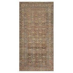 Antique Circa-1900 Wool Hand-Knotted Persian Malayer rug