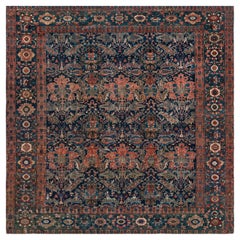 Antiker Malayer-Teppich aus Wolle um 1900