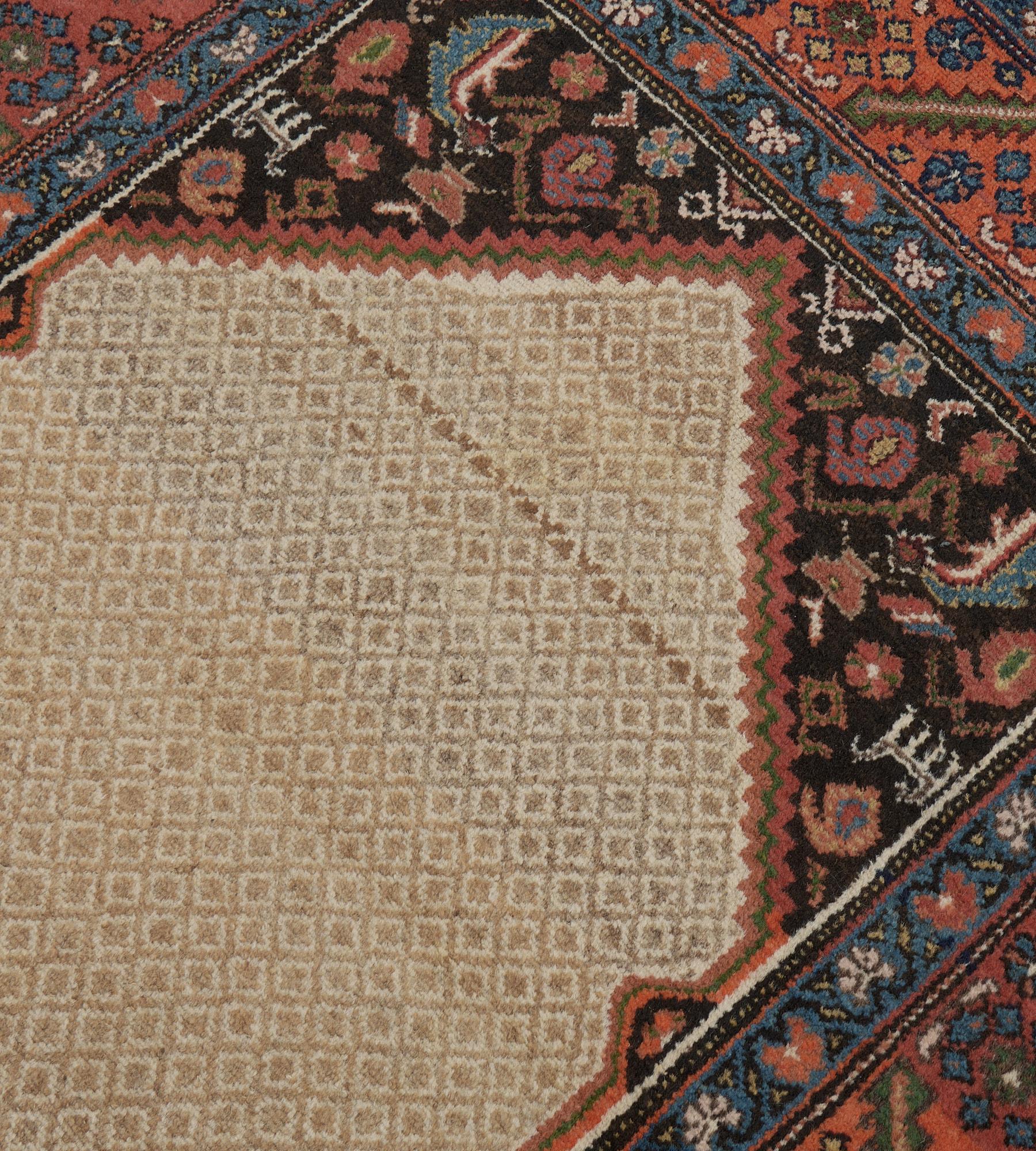 Antique Circa-1900 Wool Persian Serab Runner For Sale 1