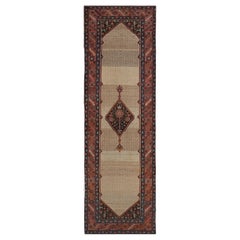 Antiquités Circa-1900 Chemin de table en laine Perse Serab
