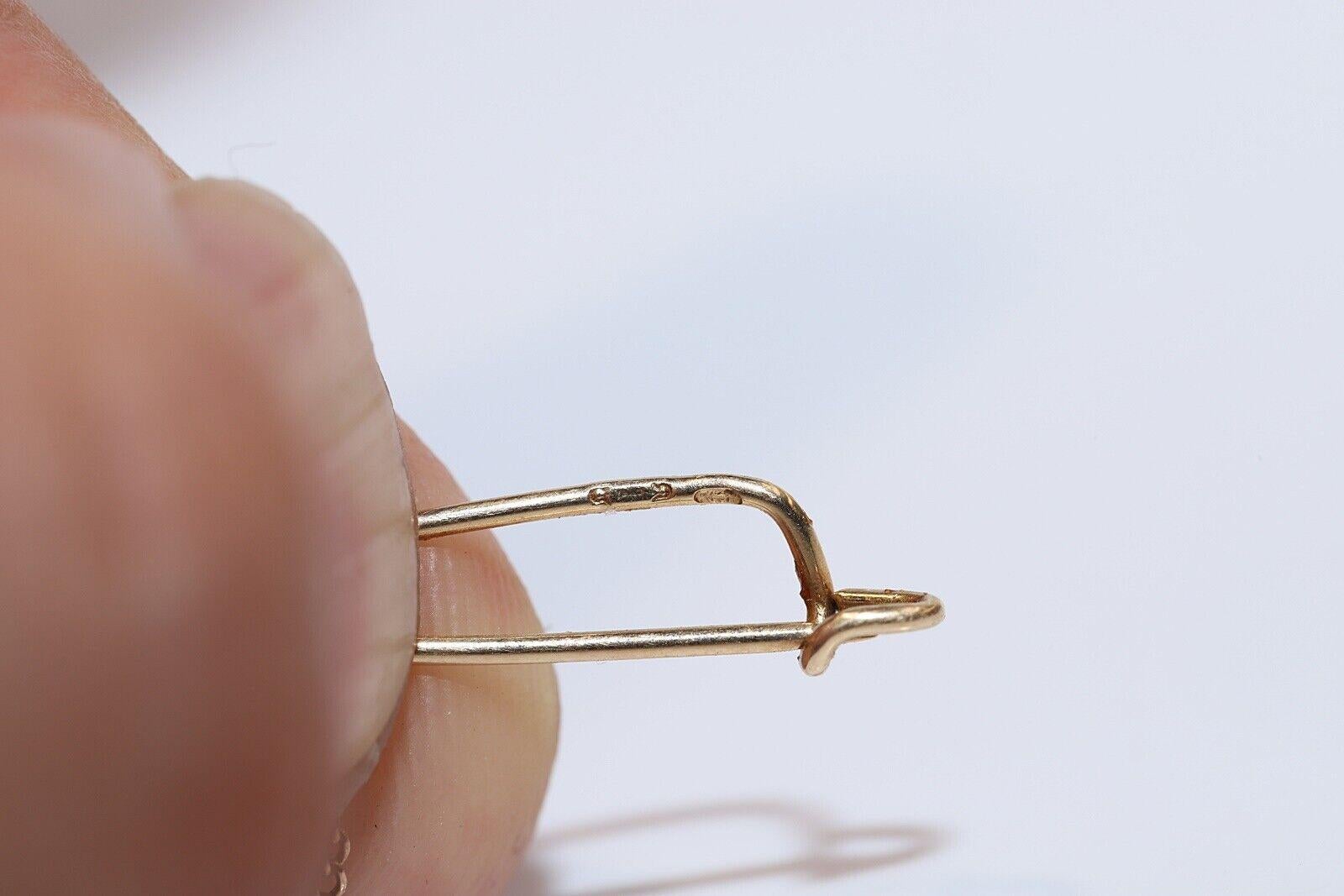 Women's Antique Circa 1900s 14k Gold Natural Rose Cut Diamond Amazing Brooch For Sale