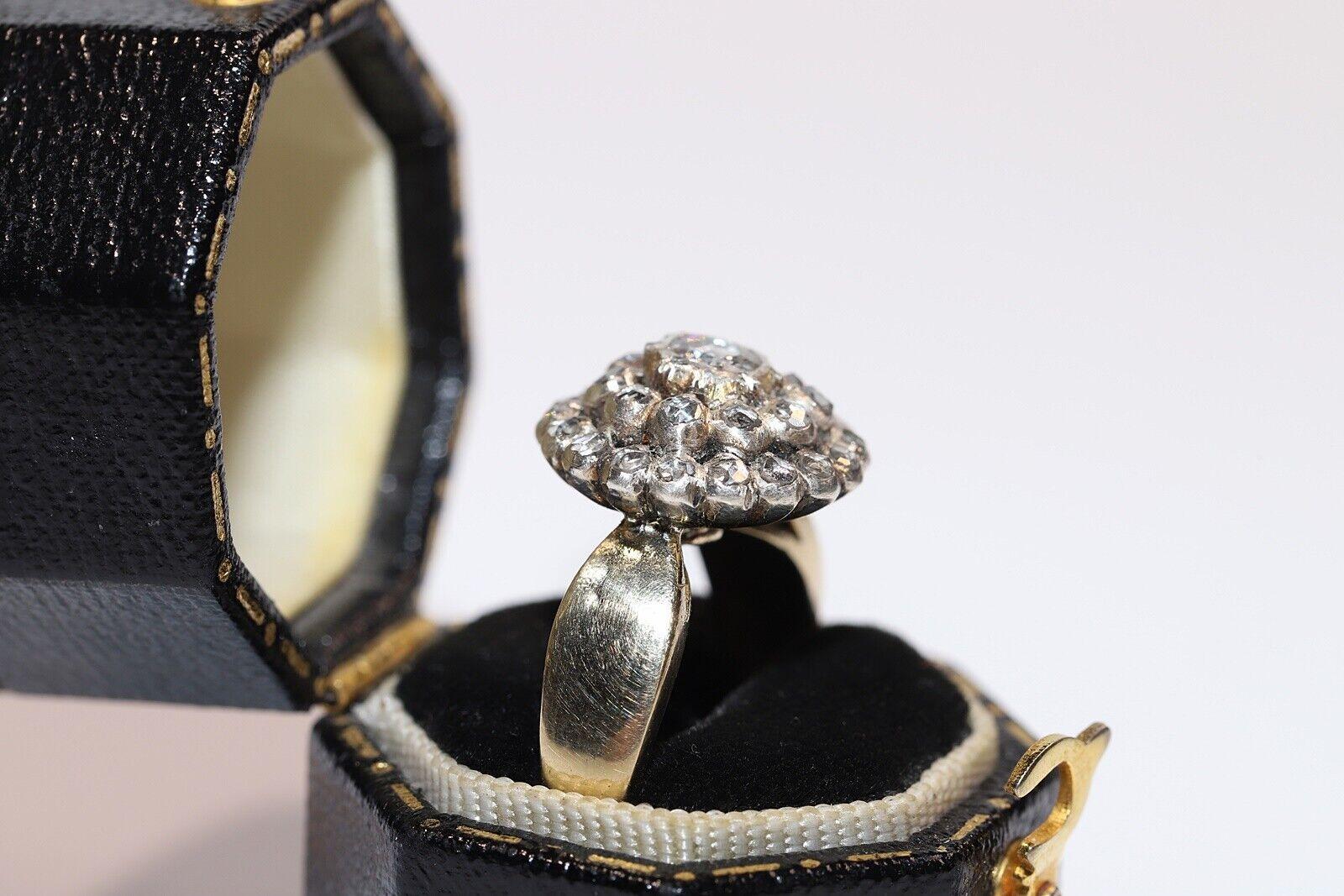 In very good condition.
Total weight is 4.7 grams.
Totally is diamond 0.85 carat.
The diamond is has H-I color and vs-s1-s2-s3 clarity.
Ring size is US 7 (We offer free resizing)
We can make any size.
Box is not included.
Please contact for any