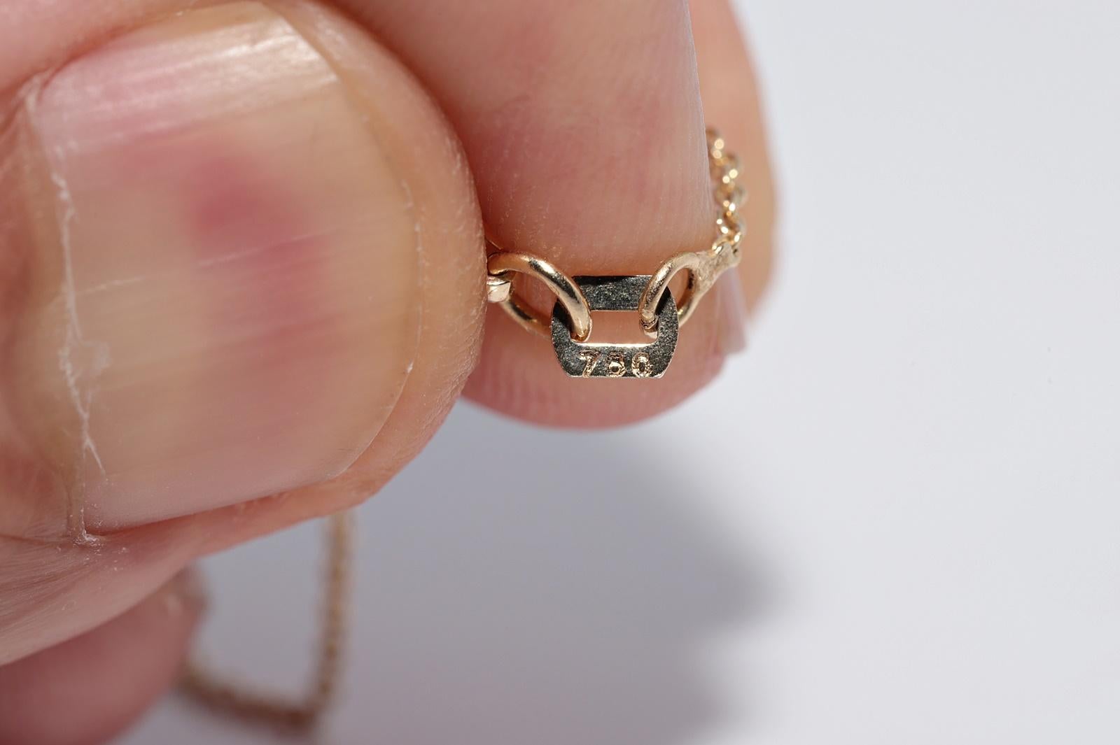 Collana antica del 1900 in oro 18k con smalto e perle, decorata con un fiocco in vendita 3