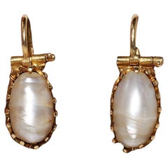 Natural Pearl Clip-on Earrings