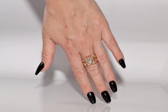 Antique Circa 1900s 18k Gold Natural Old Cut Diamond Solitaire Ring