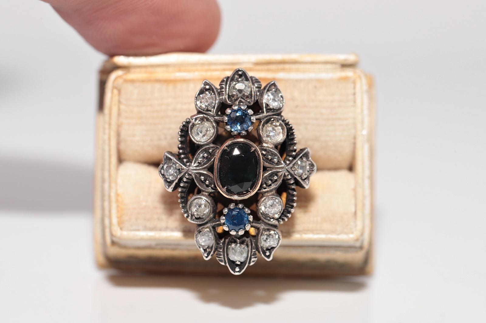 
En très bon état.
Le poids total est de 7.9 grammes.
Au total, le diamant est de 0,88 ct.
Le diamant est de couleur H-I-J-K et de pureté s1-s2.
Totalement saphir 1.30 ct.
La taille de la bague est US 8
Nous pouvons fabriquer n'importe quelle