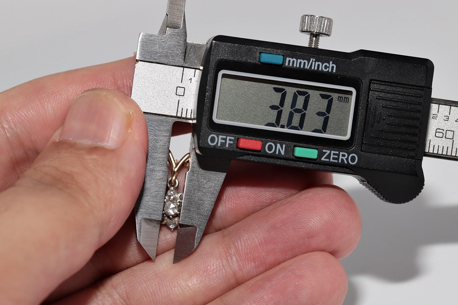 Collana antica del 1900 circa in oro 18k e argento con diamanti naturali taglio rosa in vendita 7