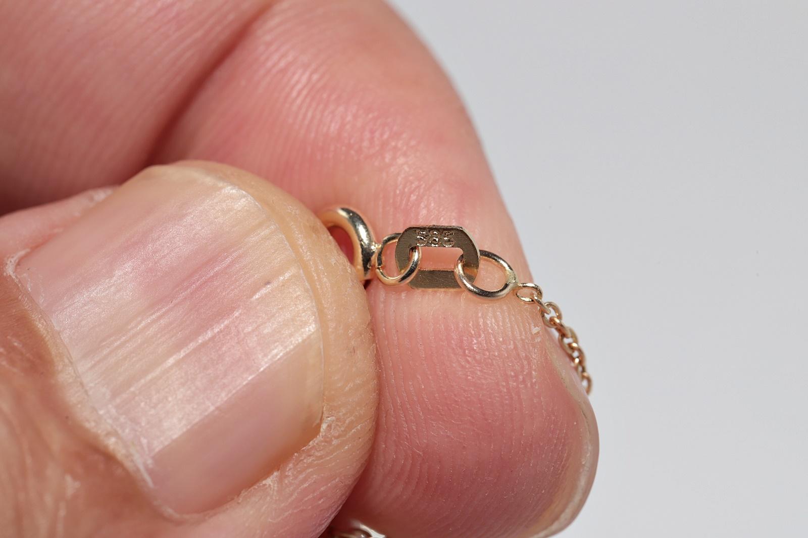 Collana antica del 1900 circa in oro 18k e argento con diamanti naturali taglio rosa in vendita 8