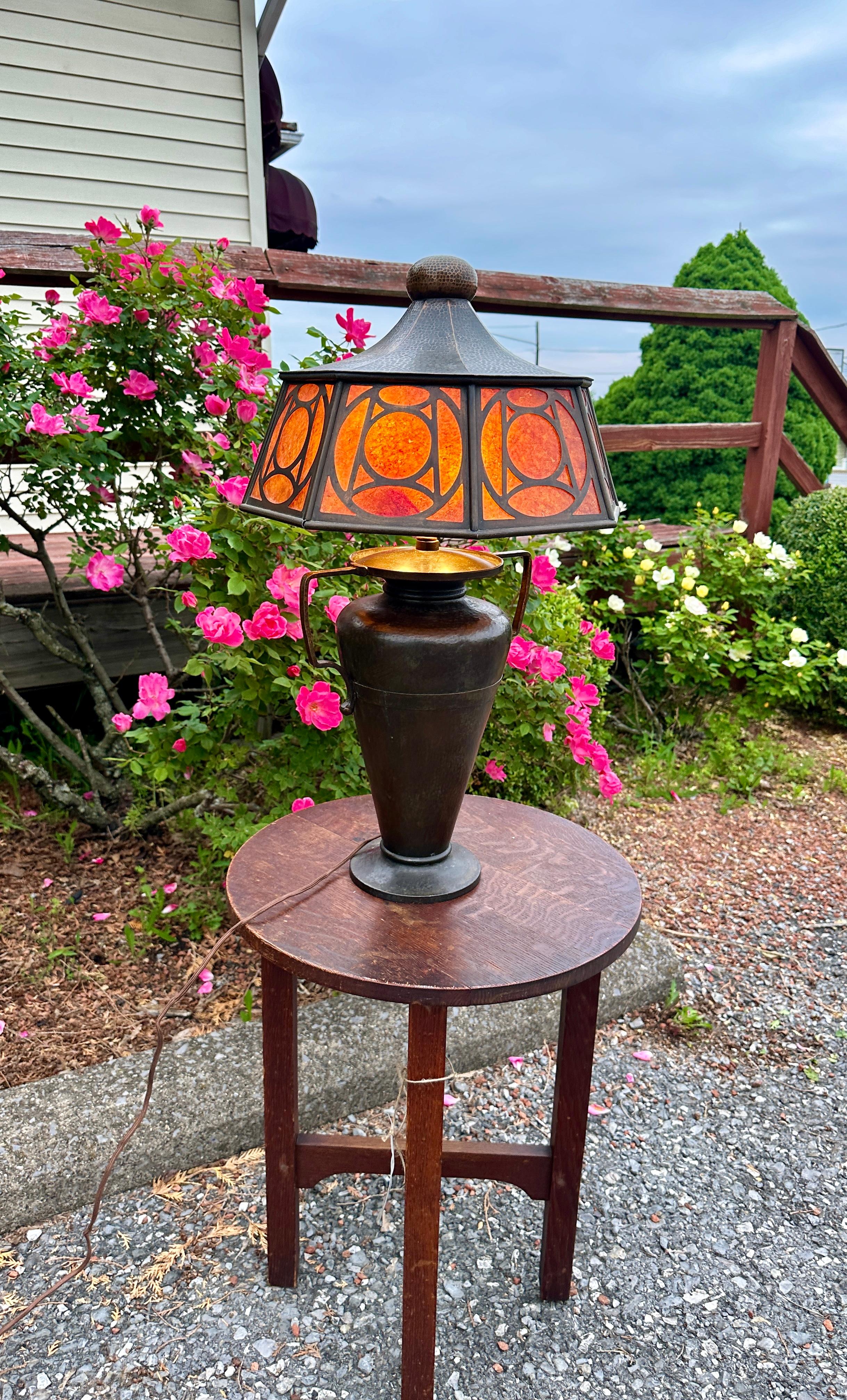 ANTIQ, Cir. 1910 C.  LIMBERT  Lampada. Stickley epoca - C/periodo  MICA     DEVE  VENDERE in vendita 2