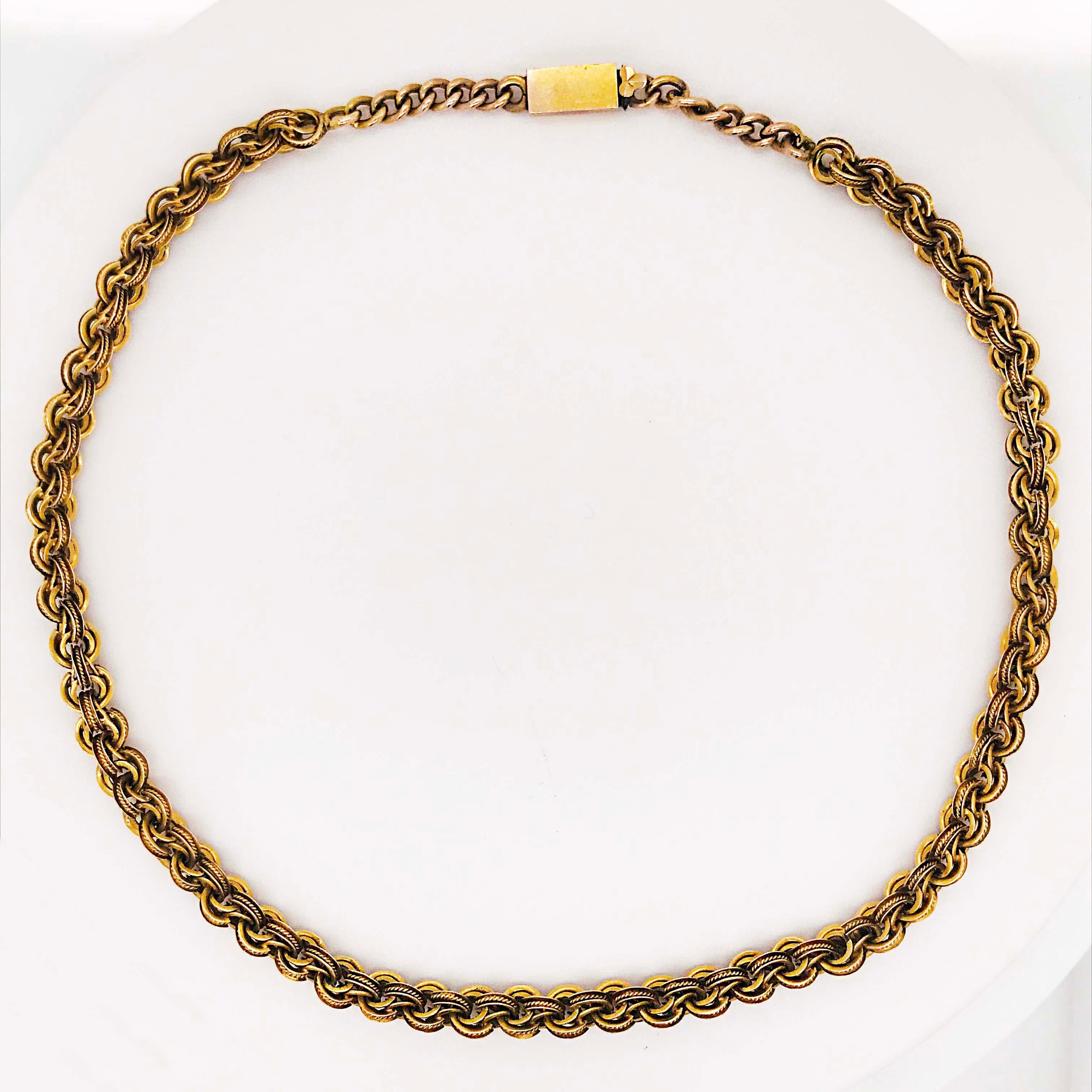antique gold choker necklace