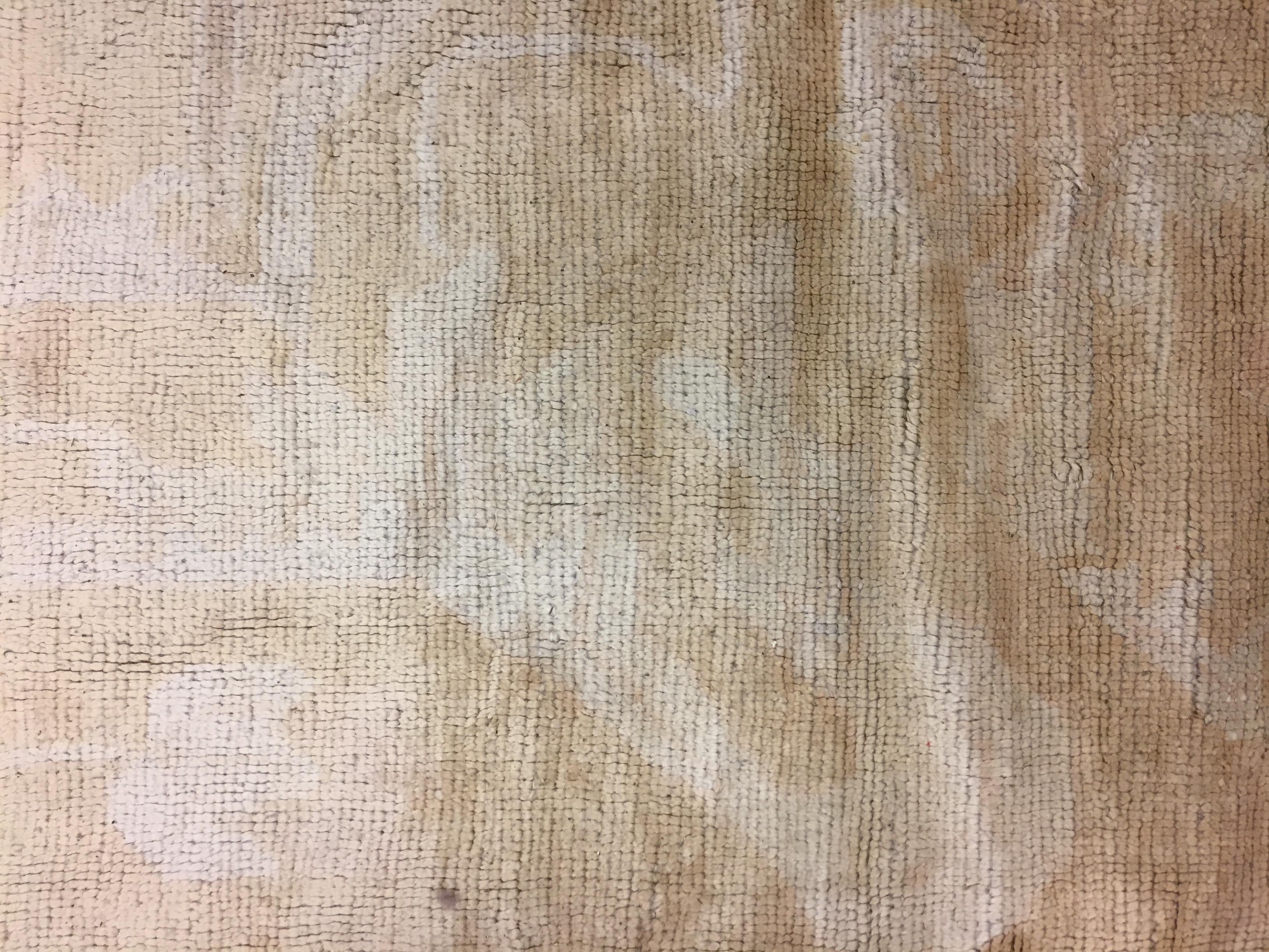 Ancien tapis turc Oushak Tan Circa 1910, 11'10 x 19'5 en vente 5