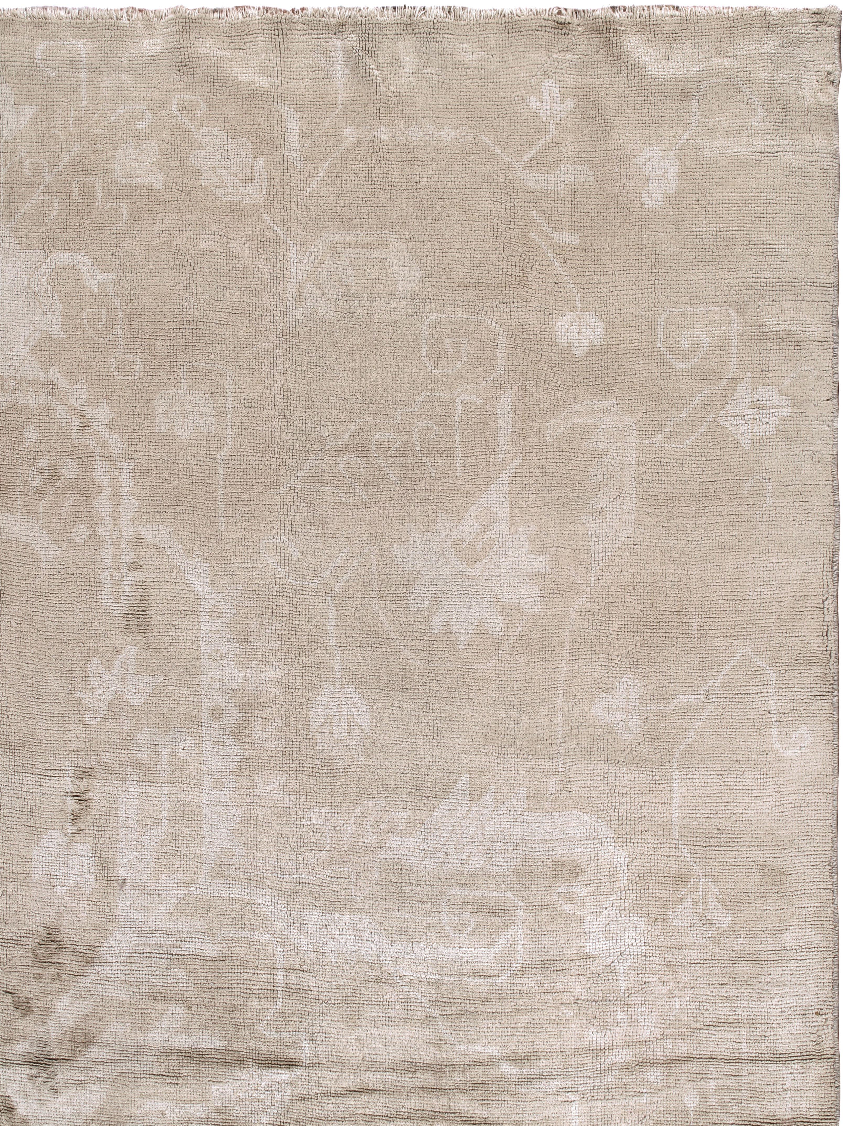 Ancien tapis turc Oushak Tan Circa 1910, 11'10 x 19'5 en vente 6