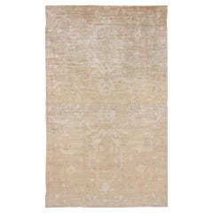 Antique Circa 1910 Tan Turkish Oushak Rug, 11
10 x 19
5