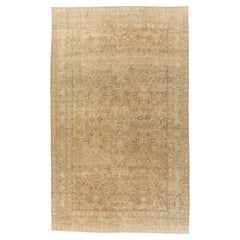 Antike CIRCA 1910 Taupe Kerman Wolle Wohnzimmer Teppich Hand geknotet 8
8 X 14
3