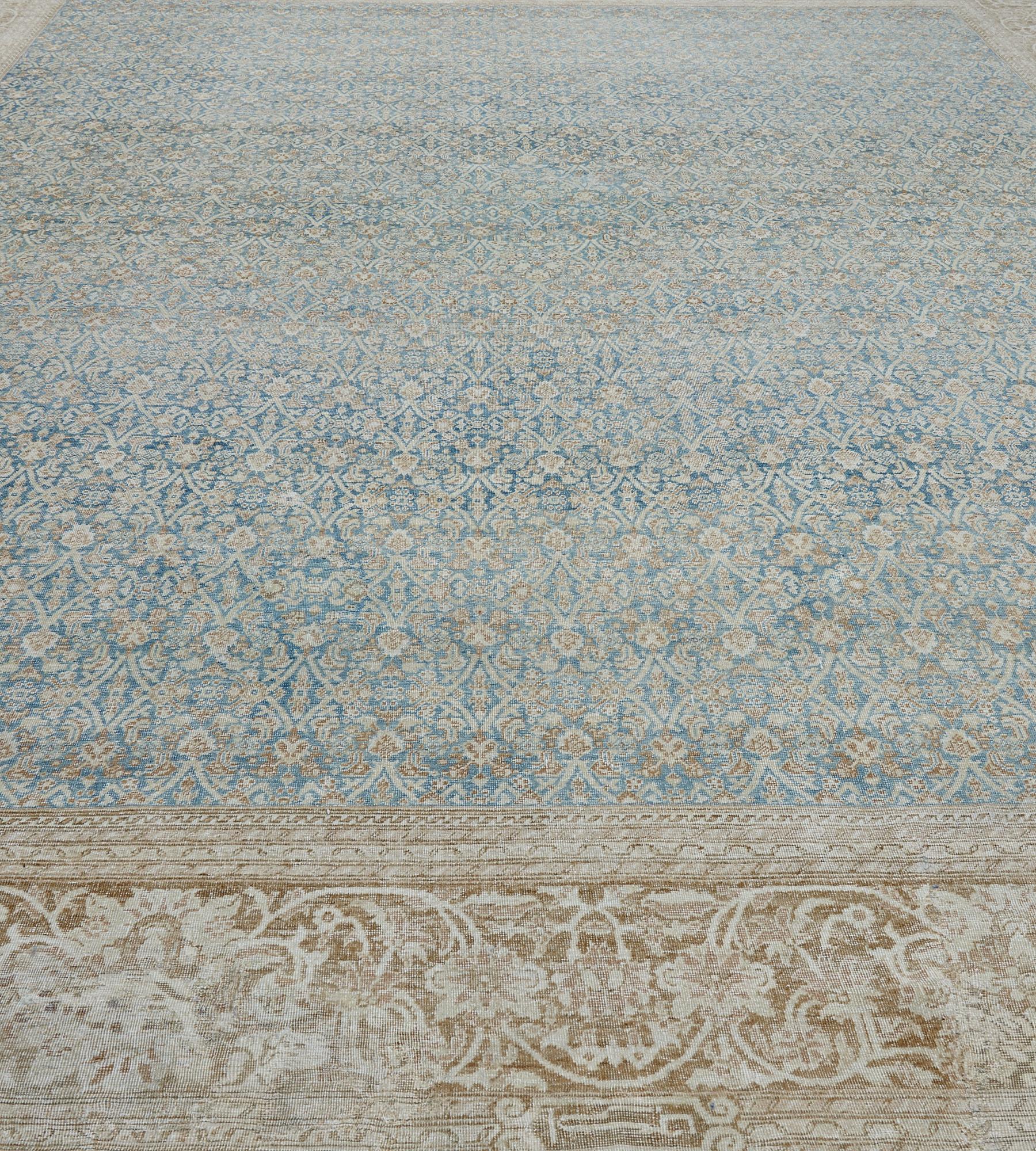 Lana Tappeto Tabriz antico, CIRCA 1910, in lana persiana in vendita