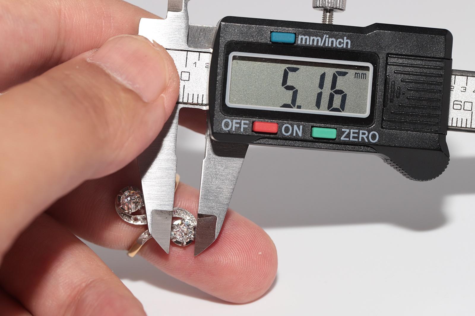 Anello con diamante naturale in oro 18 carati, antico CIRCA 1910, Art Nouveau, fatto a mano in vendita 14