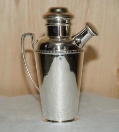 Antique circa 1920 Art Deco Asprey & Co London EPNS Cocktail Shaker