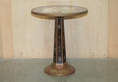 ANTIQUE CIRCA 1920 CHINESE CHINOISERIE HAND PAiNTED OCCASIONAL CENTRE TABLE