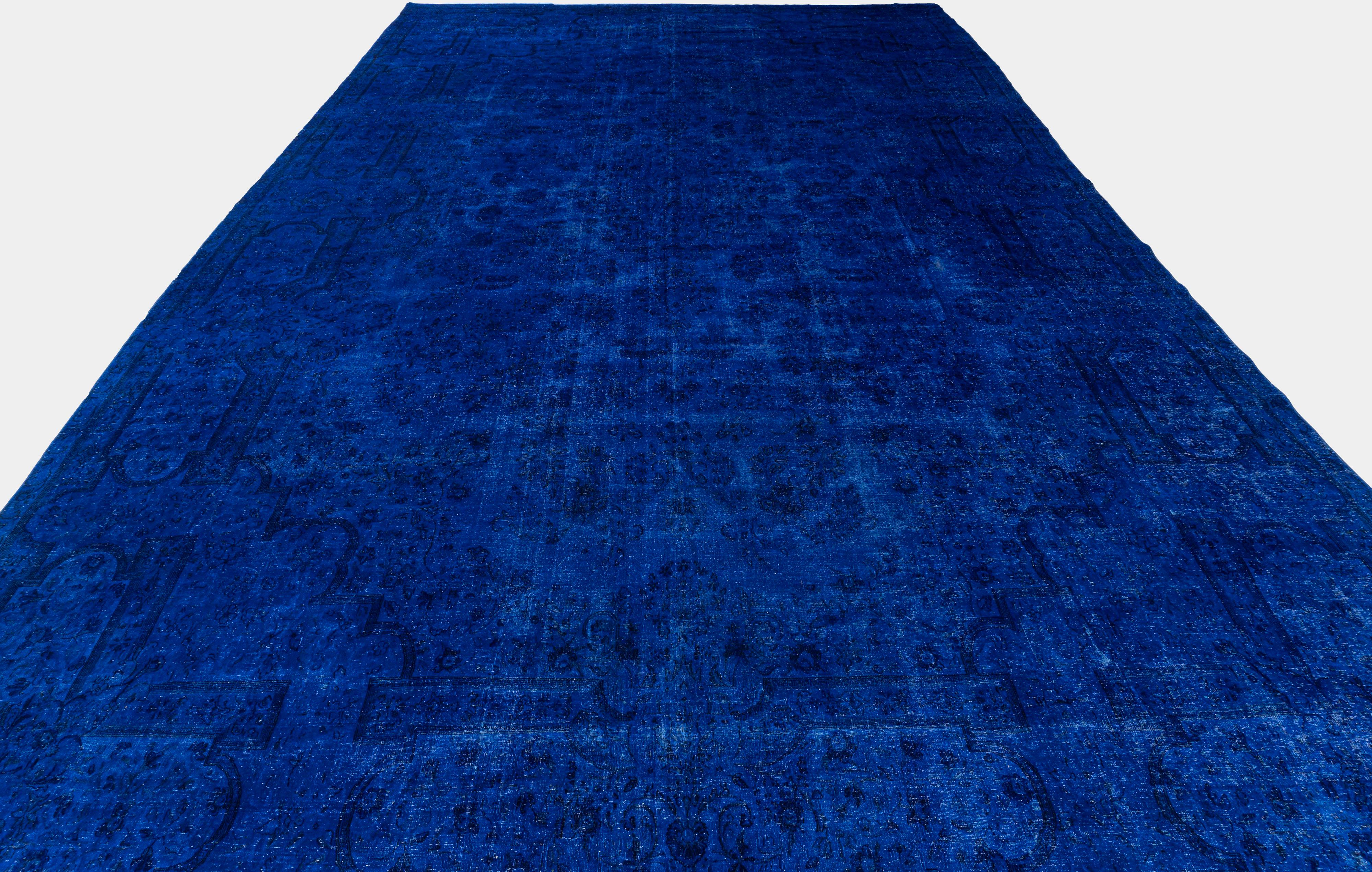 Antiker handgeknüpfter Kerman-Teppich im Used-Look, um 1920, handgeknüpft, 11'3 x 19', im Used-Look im Angebot 4