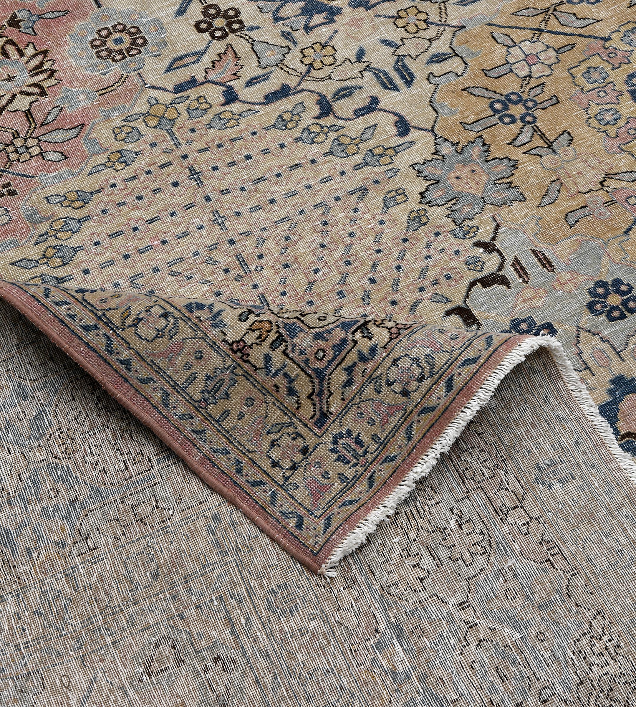 Tappeto Tabriz antico, CIRCA 1920, floreale persiano in vendita 4