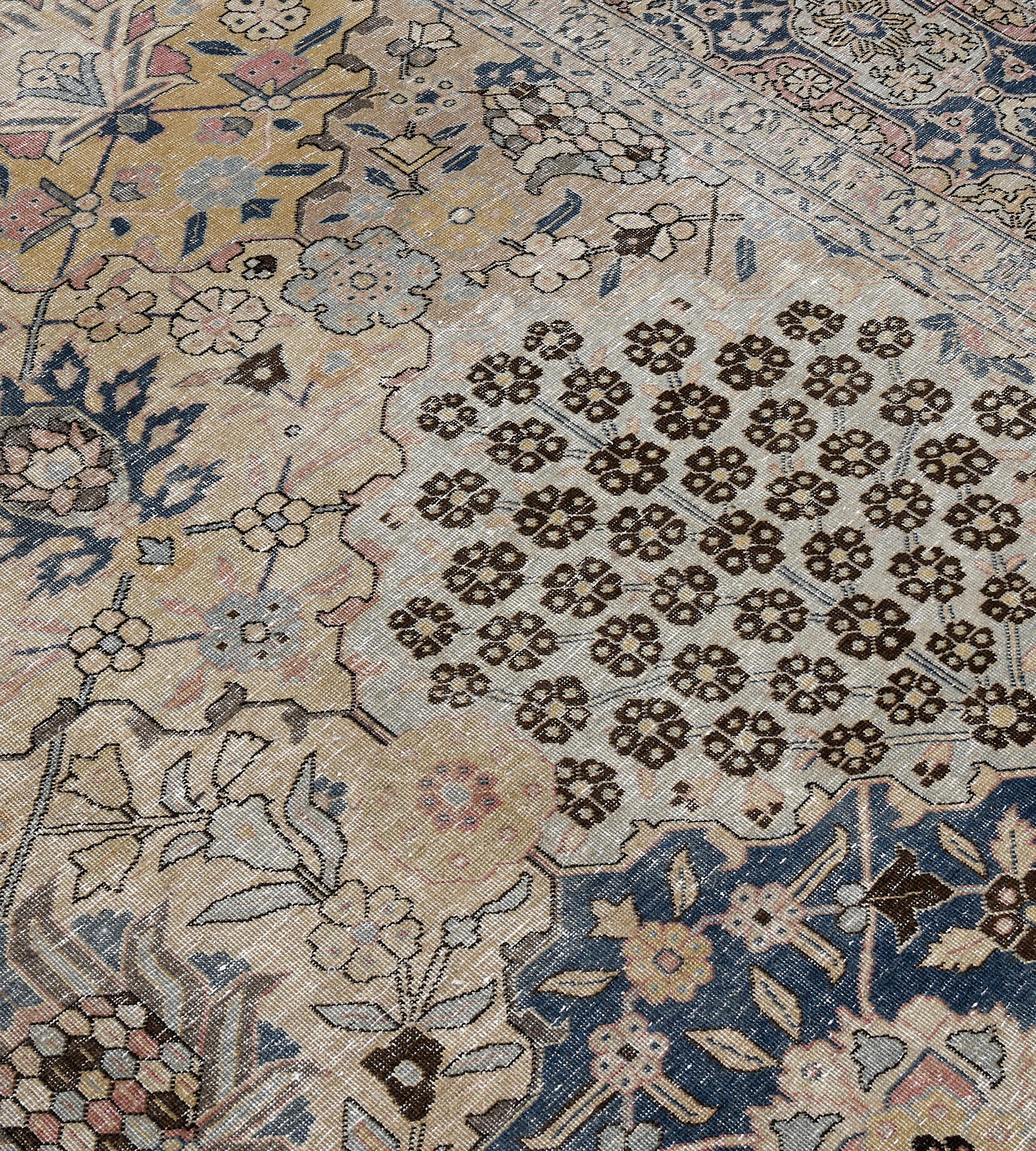 XX secolo Tappeto Tabriz antico, CIRCA 1920, floreale persiano in vendita
