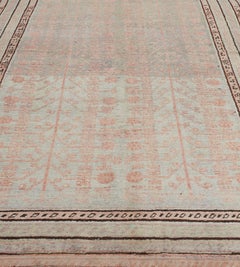 Tapis Khotan Grenade antique Circa-1920