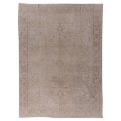 Antico Tappeto Heriz Persiano Sobrio 1920 circa, annodato a mano 8' X 10'9