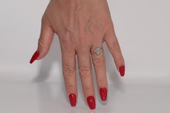 Antique Circa 1920s Art Deco 18k Gold Natural Diamond Decorated Ring