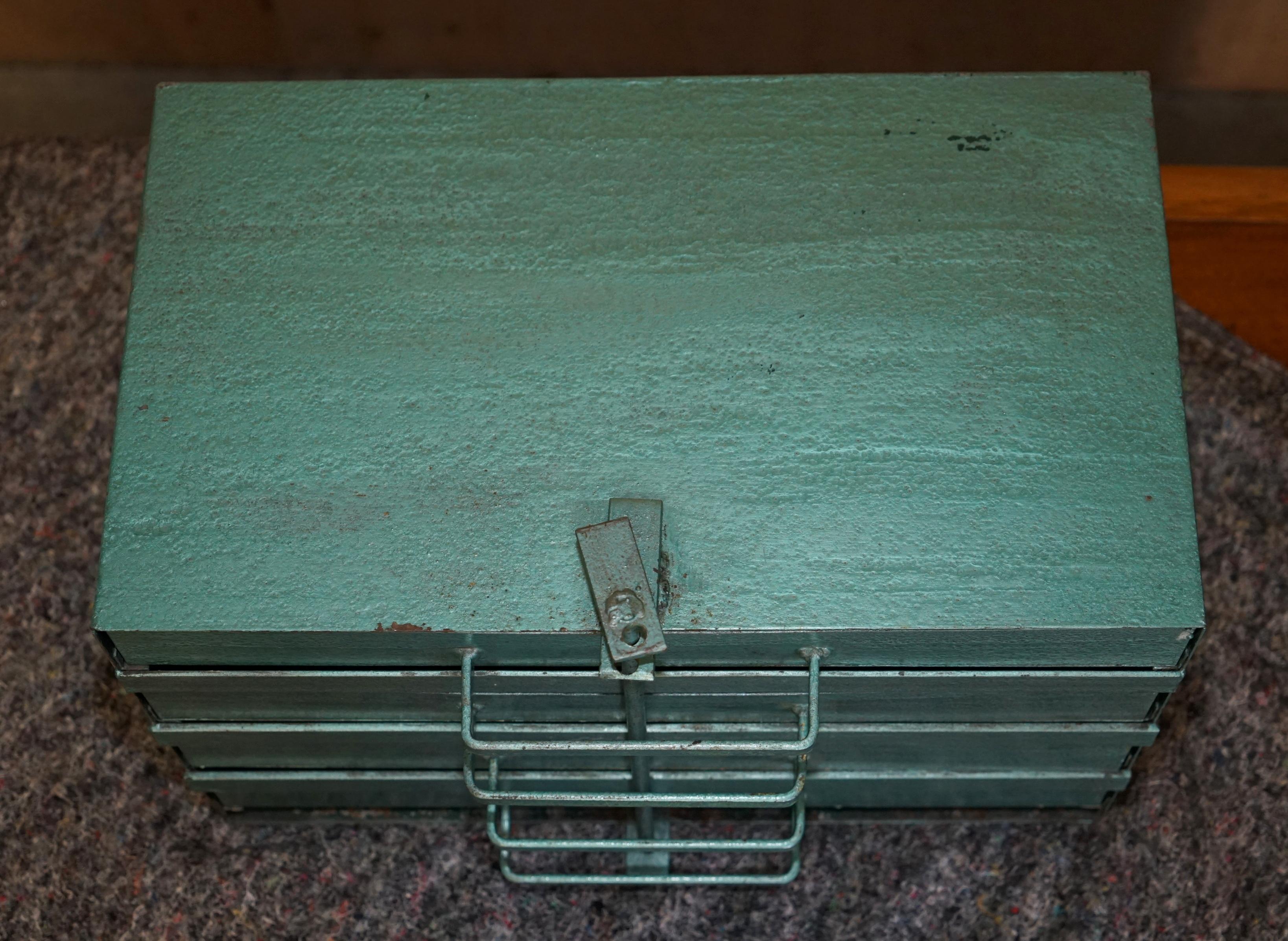 turquoise tool box