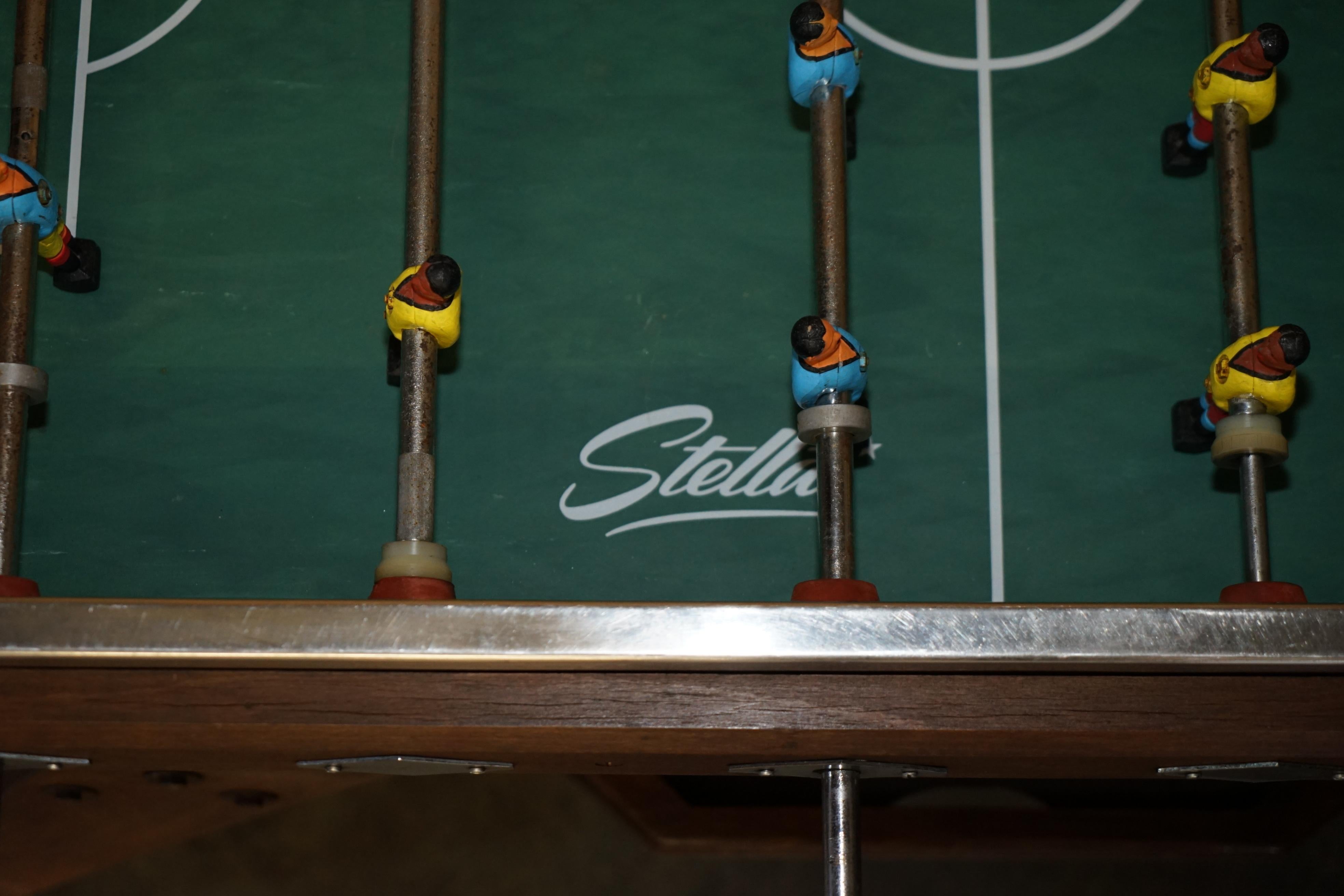 ANTIQUE CIRCA 1930er BUSSOZ PARIS BABYFOOT ORIGINAL PATiNA FOOTBALL TABLE im Angebot 8