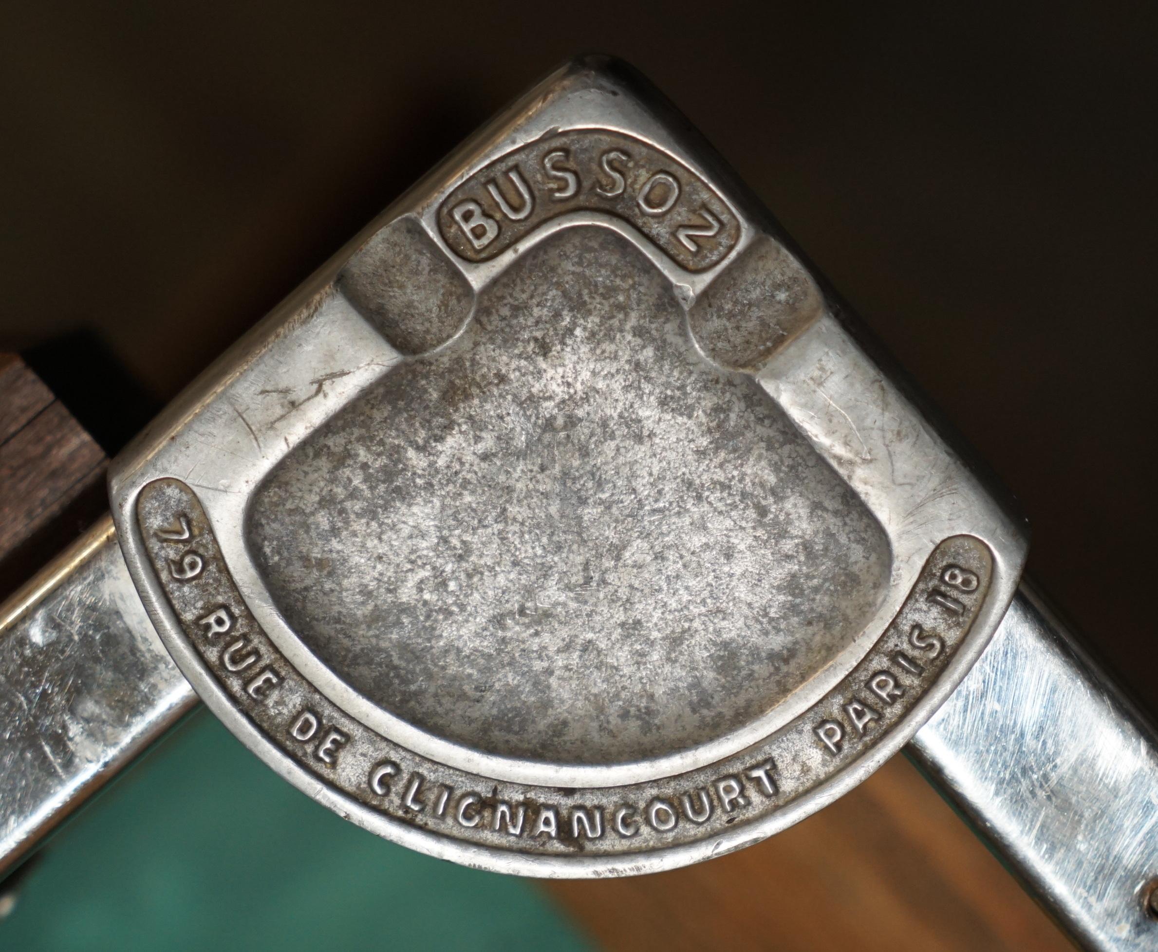 ANTIQUE CIRCA 1930er BUSSOZ PARIS BABYFOOT ORIGINAL PATiNA FOOTBALL TABLE (Handgefertigt) im Angebot