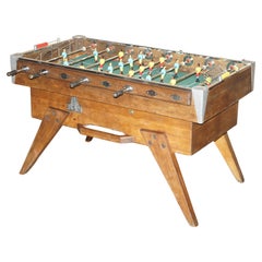 ANTIQUE CIRCA 1930'S BUSSOZ PARIS BABYFOOT ORIGINAL PATiNA FOOTBALL TABLE