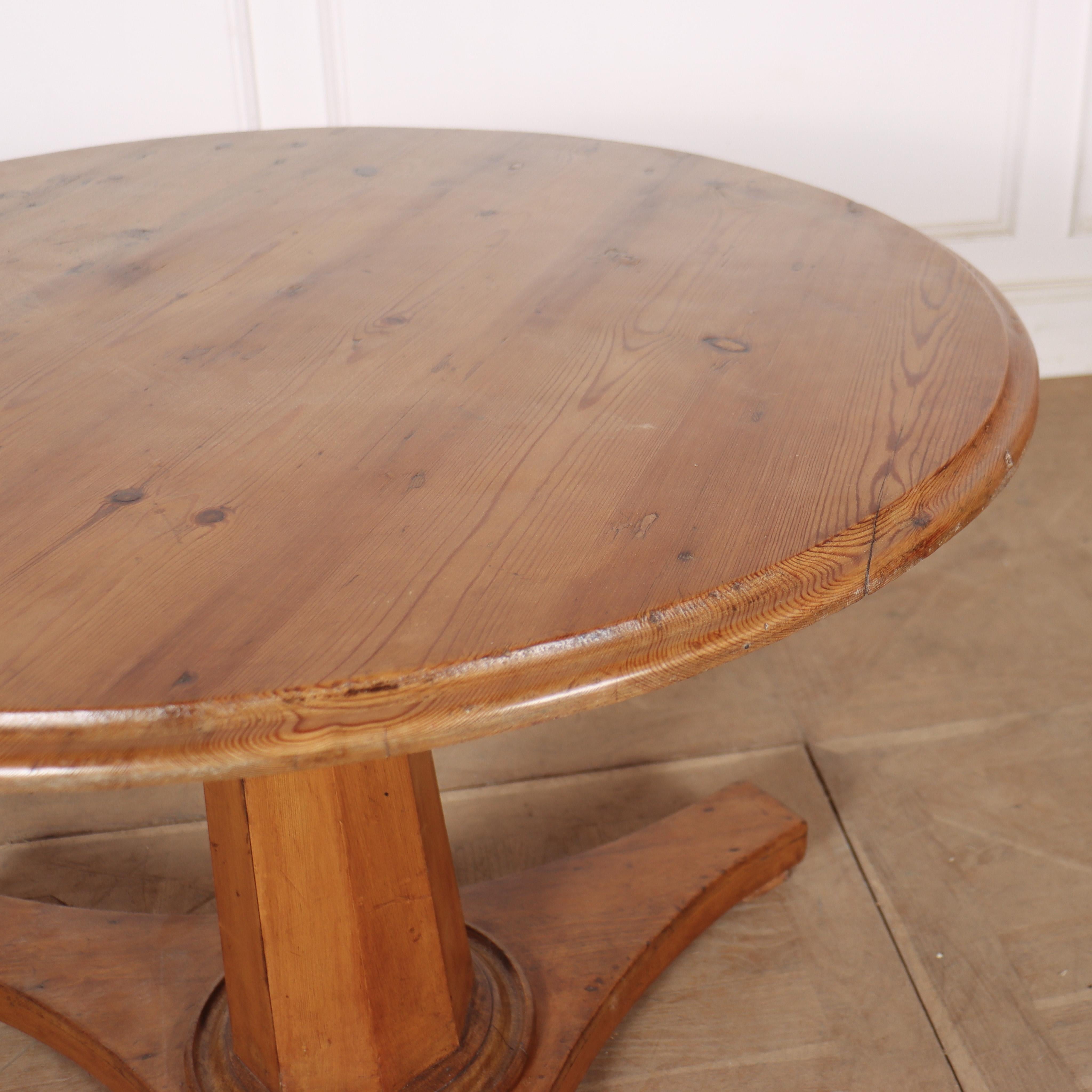 English Antique Circular Breakfast Table For Sale