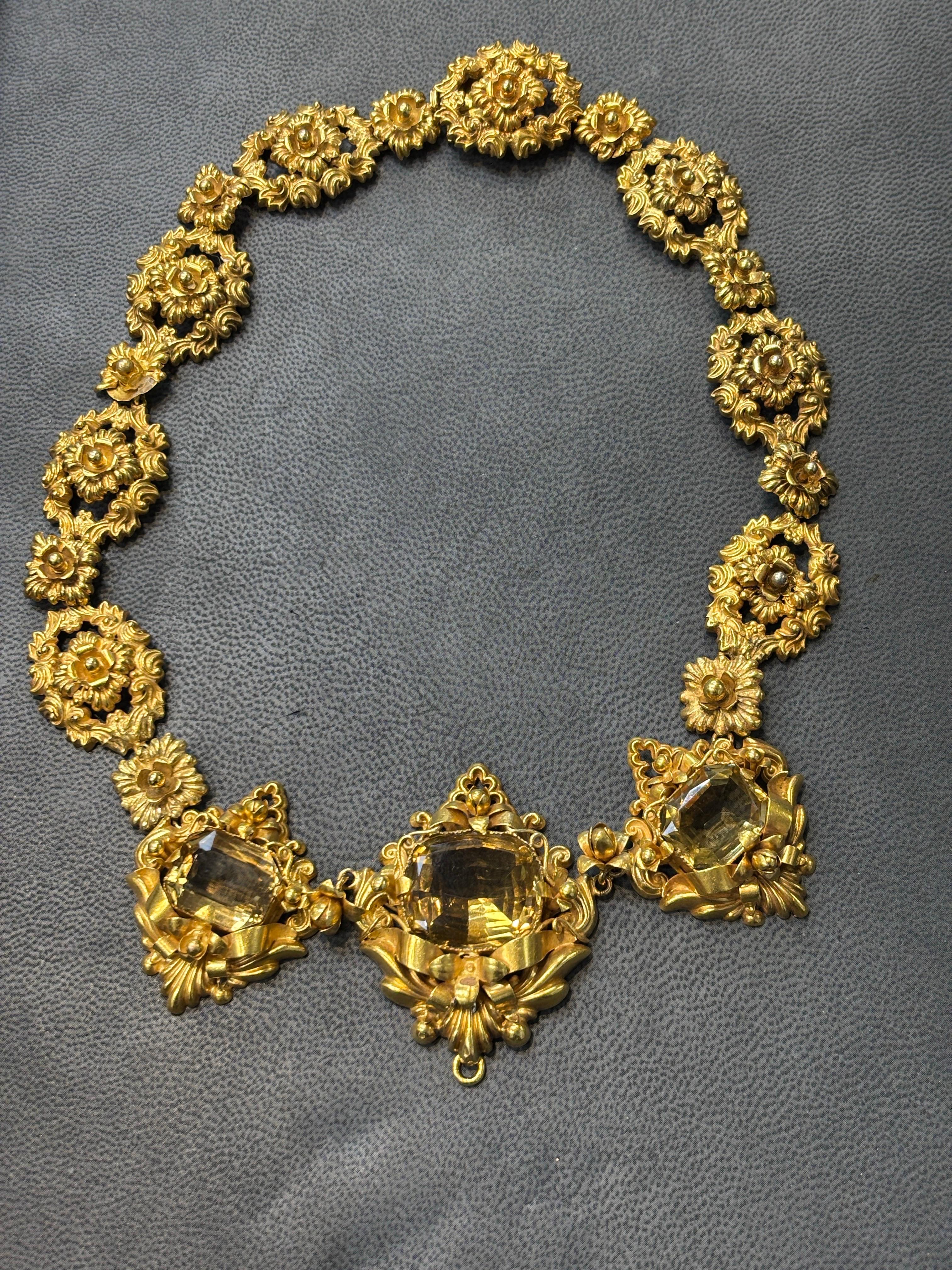 Parure antica di Citrino in vendita 5