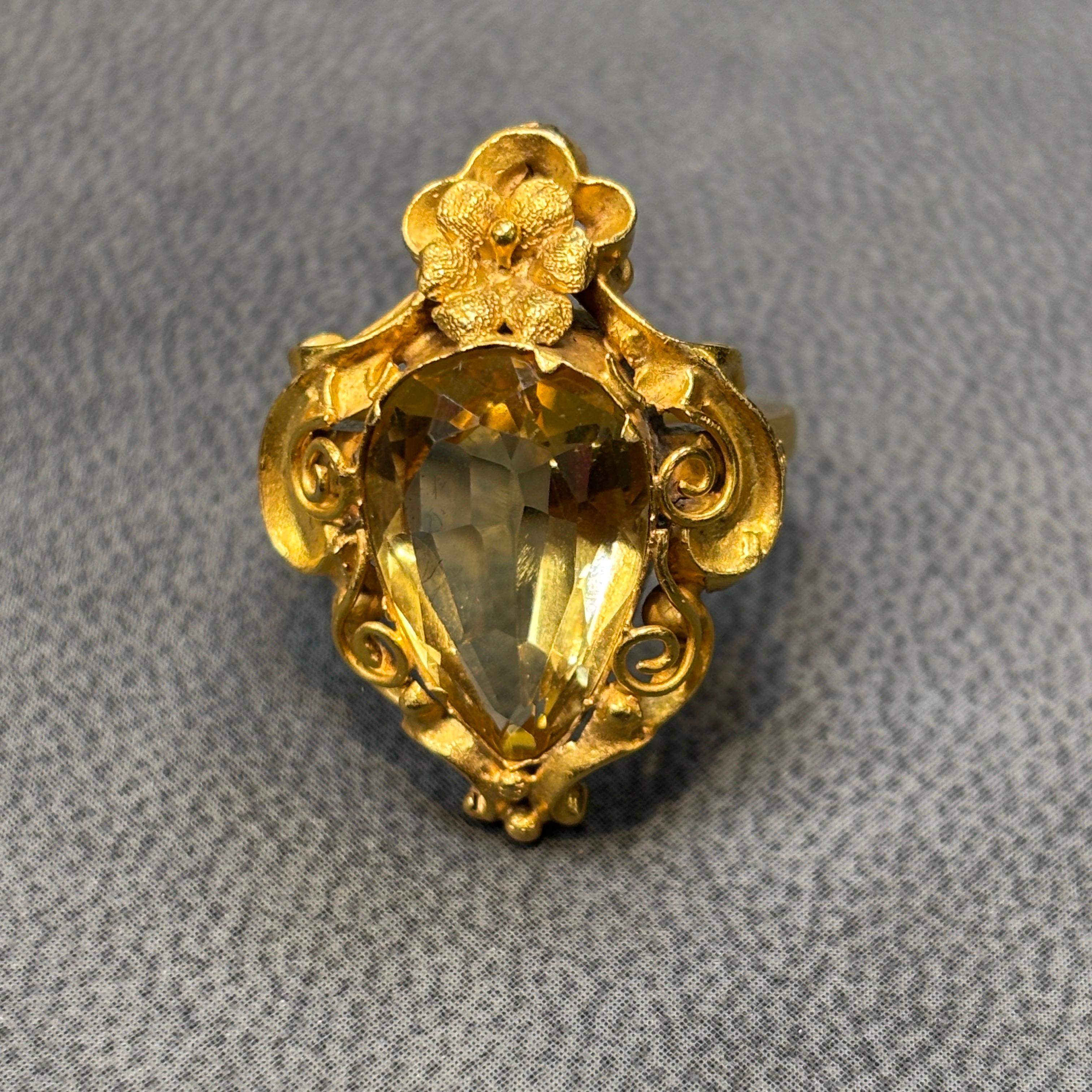 Parure antica di Citrino in vendita 7