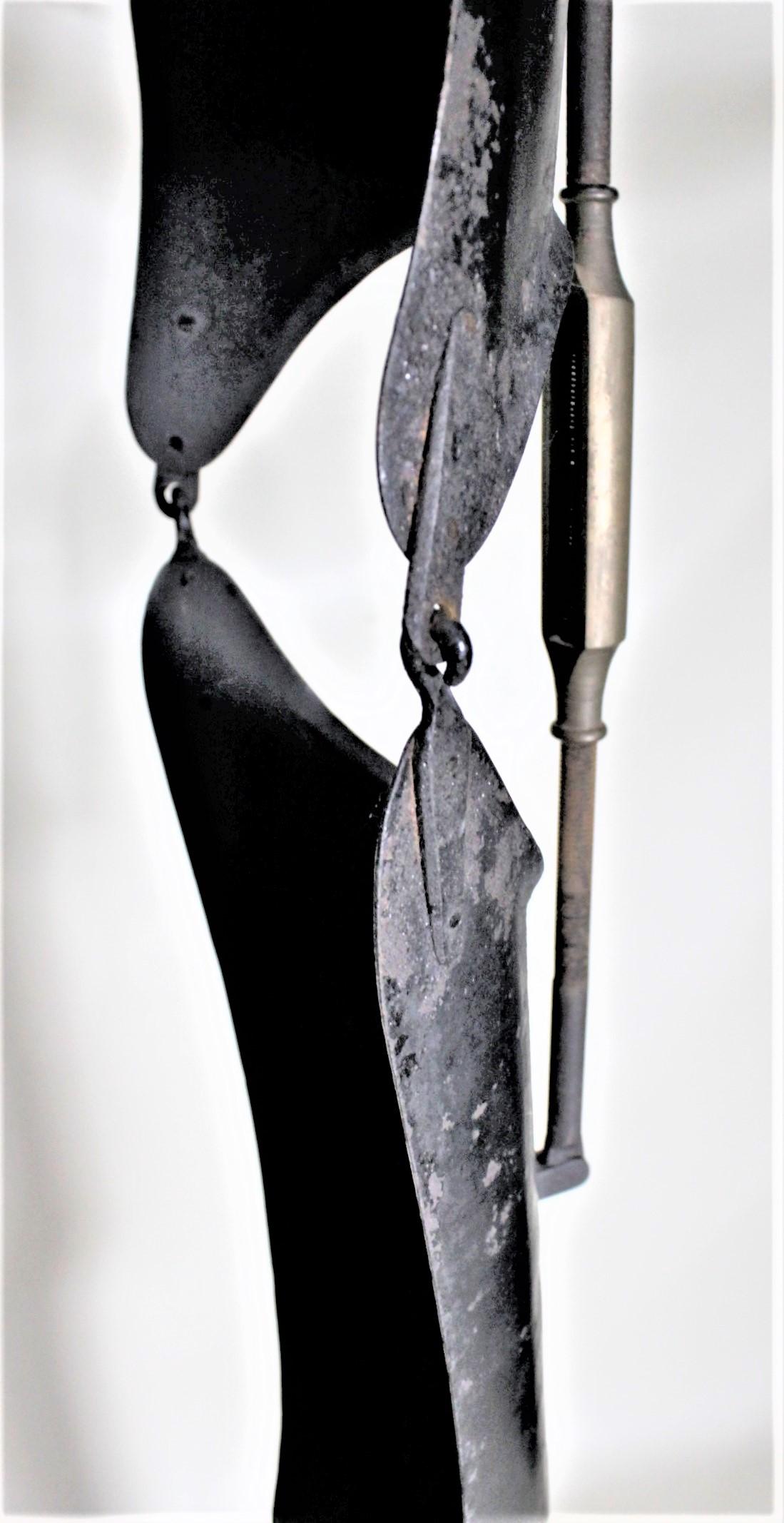 American Antique Civil War Era Leg Brace or Splint with Metal, Brass & Wood Construction For Sale