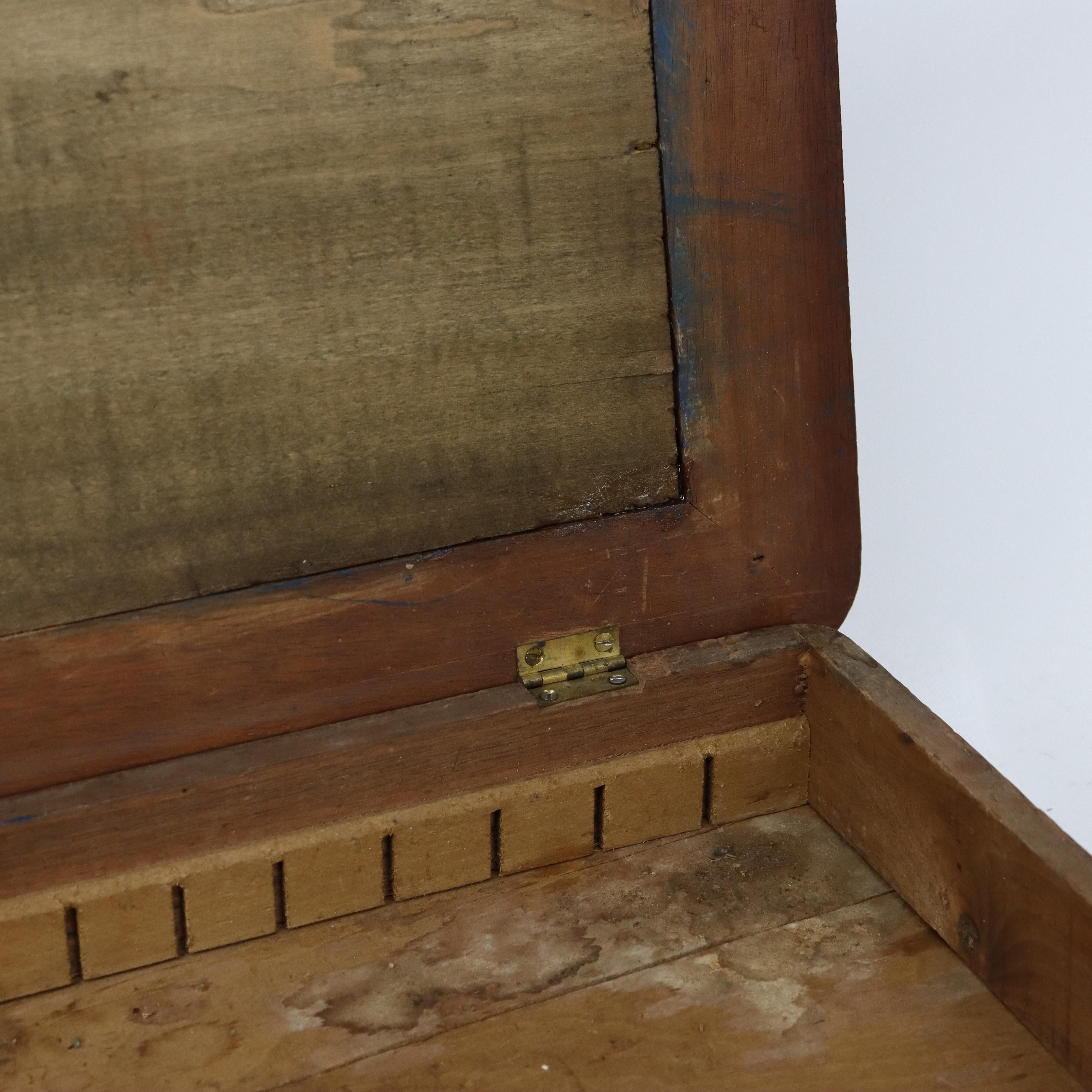 Antique Clark Spool Cabinet C1910 For Sale 4