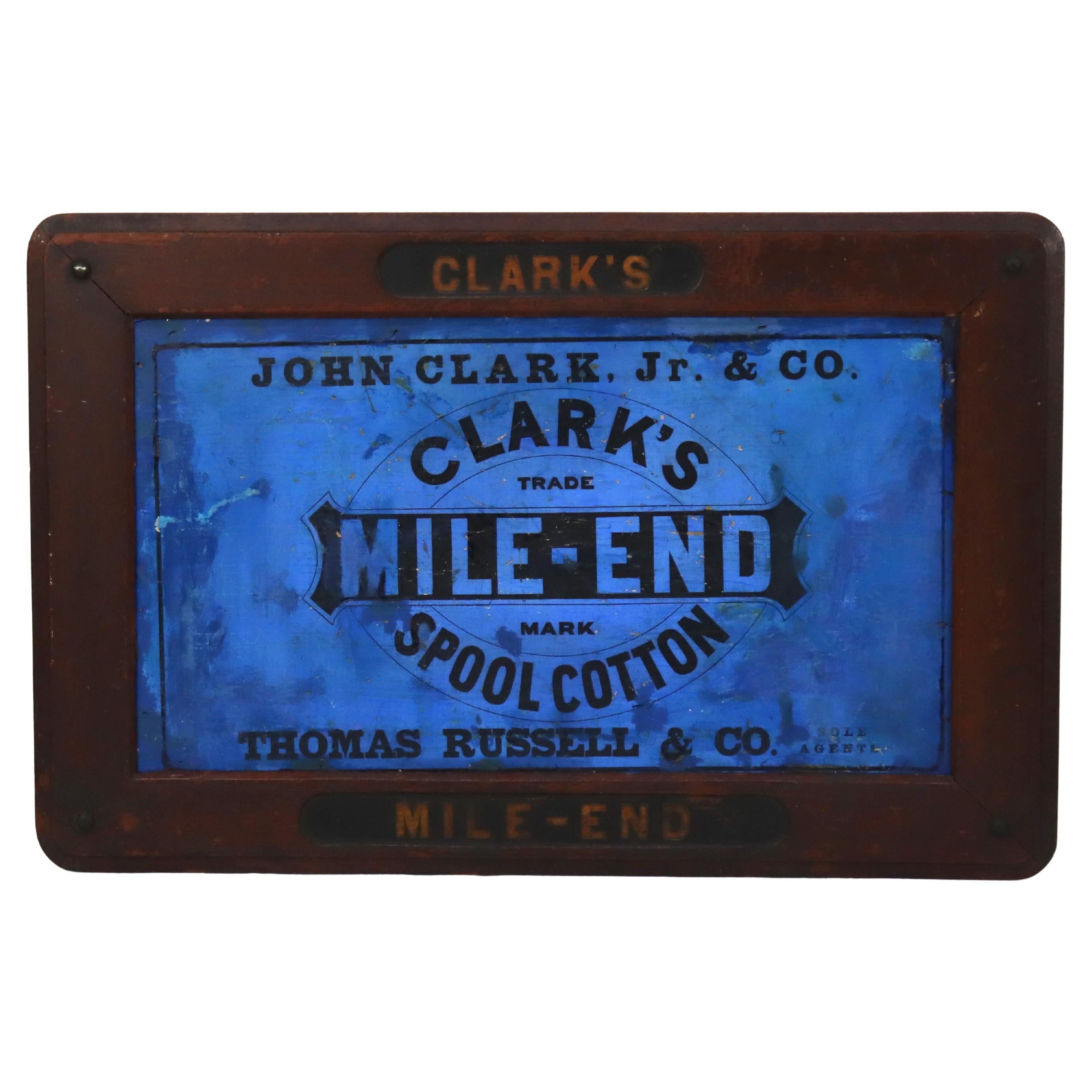 Antique Clark Spool Cabinet C1910 For Sale
