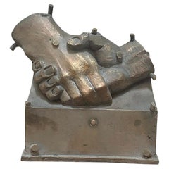 Antique Clasped Hands Awards Mold