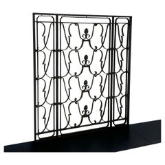 Antique Classic Art Deco Bronze Grill  Pair Available