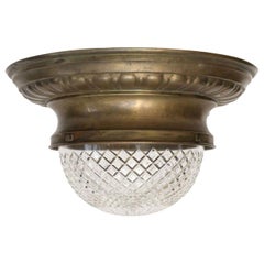 Antik-Klassik Französisch Repoussé Flush Mount Licht