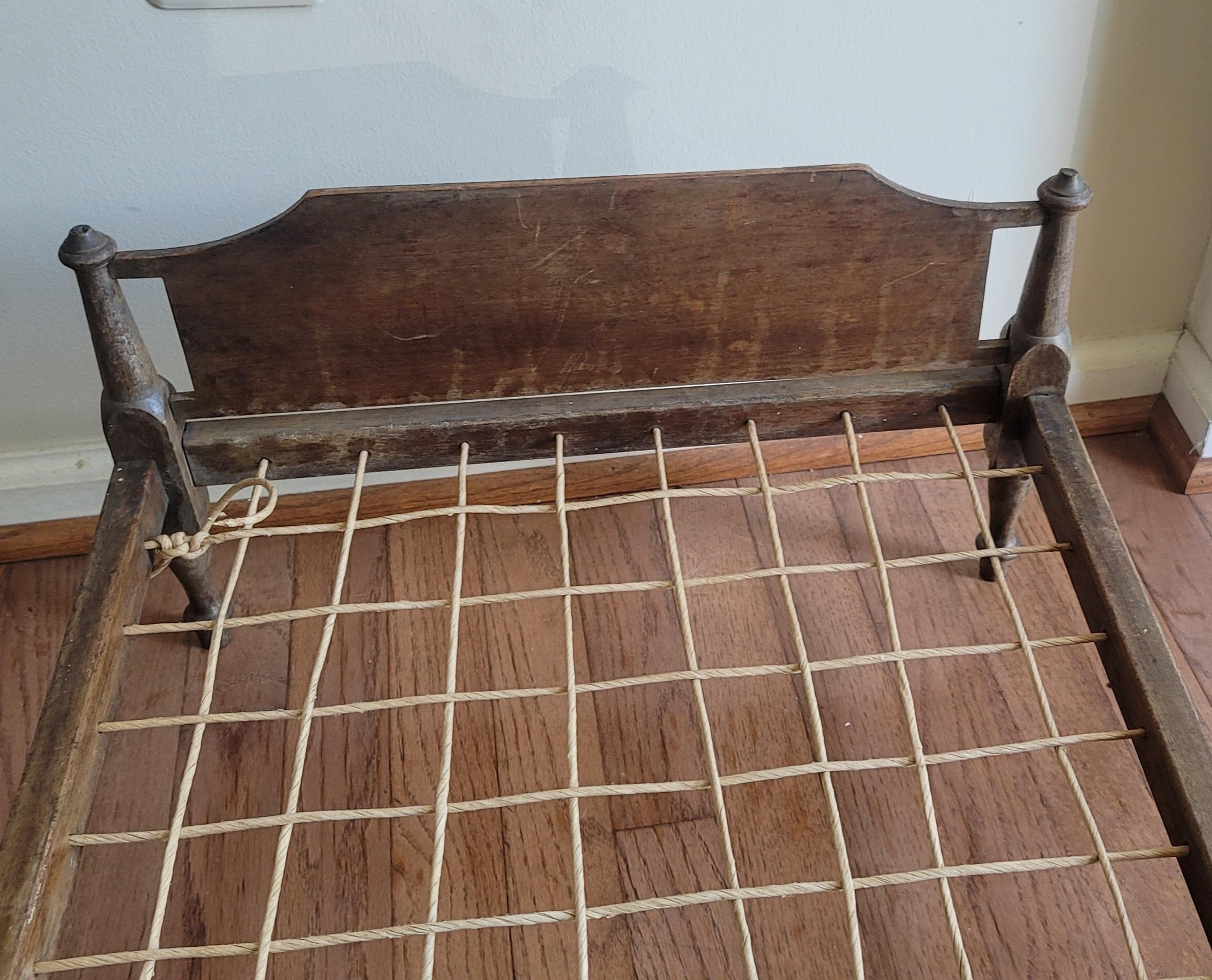 rope bed antique