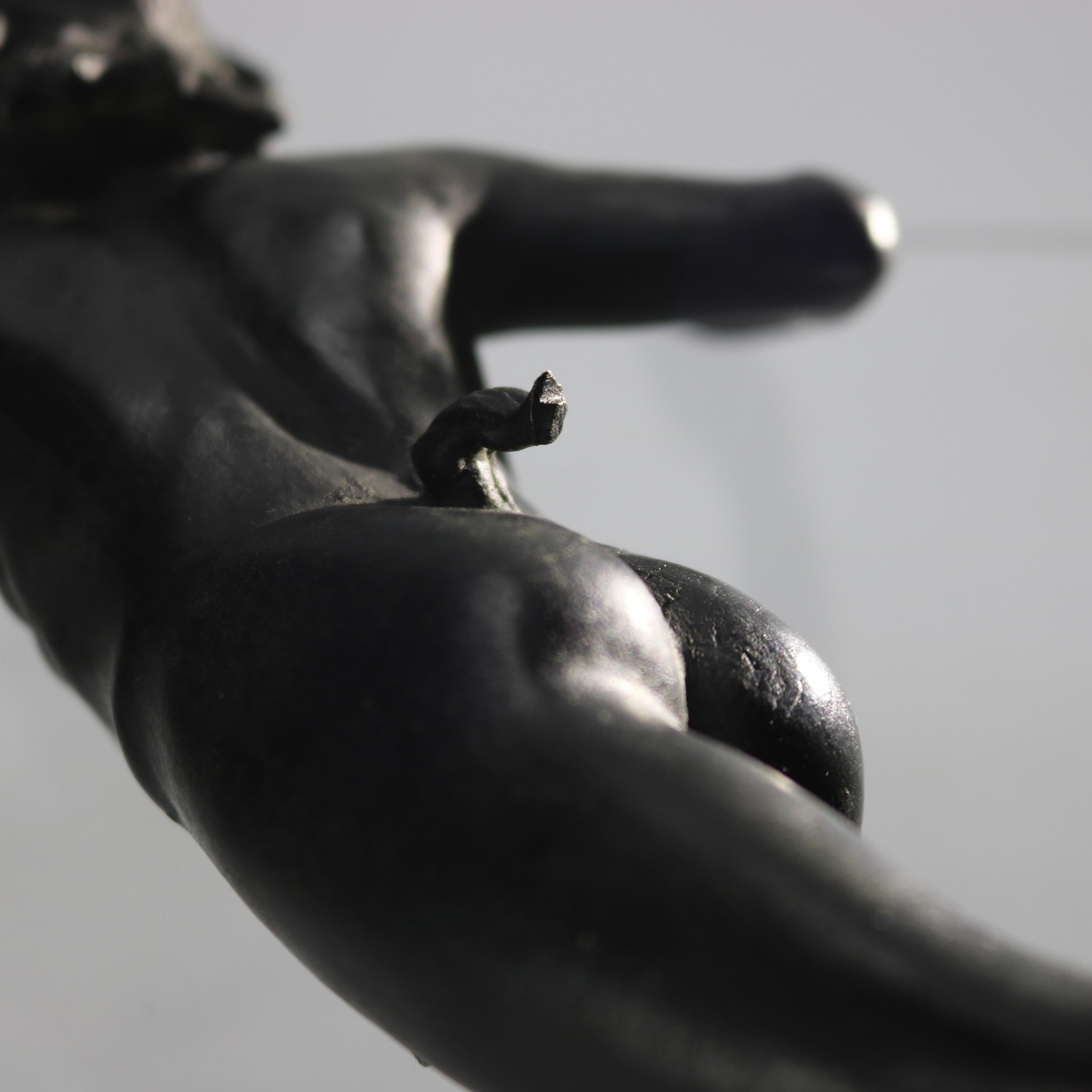 Antique Classical Bronze Sculpture “The Dancing Faun” C1920 9