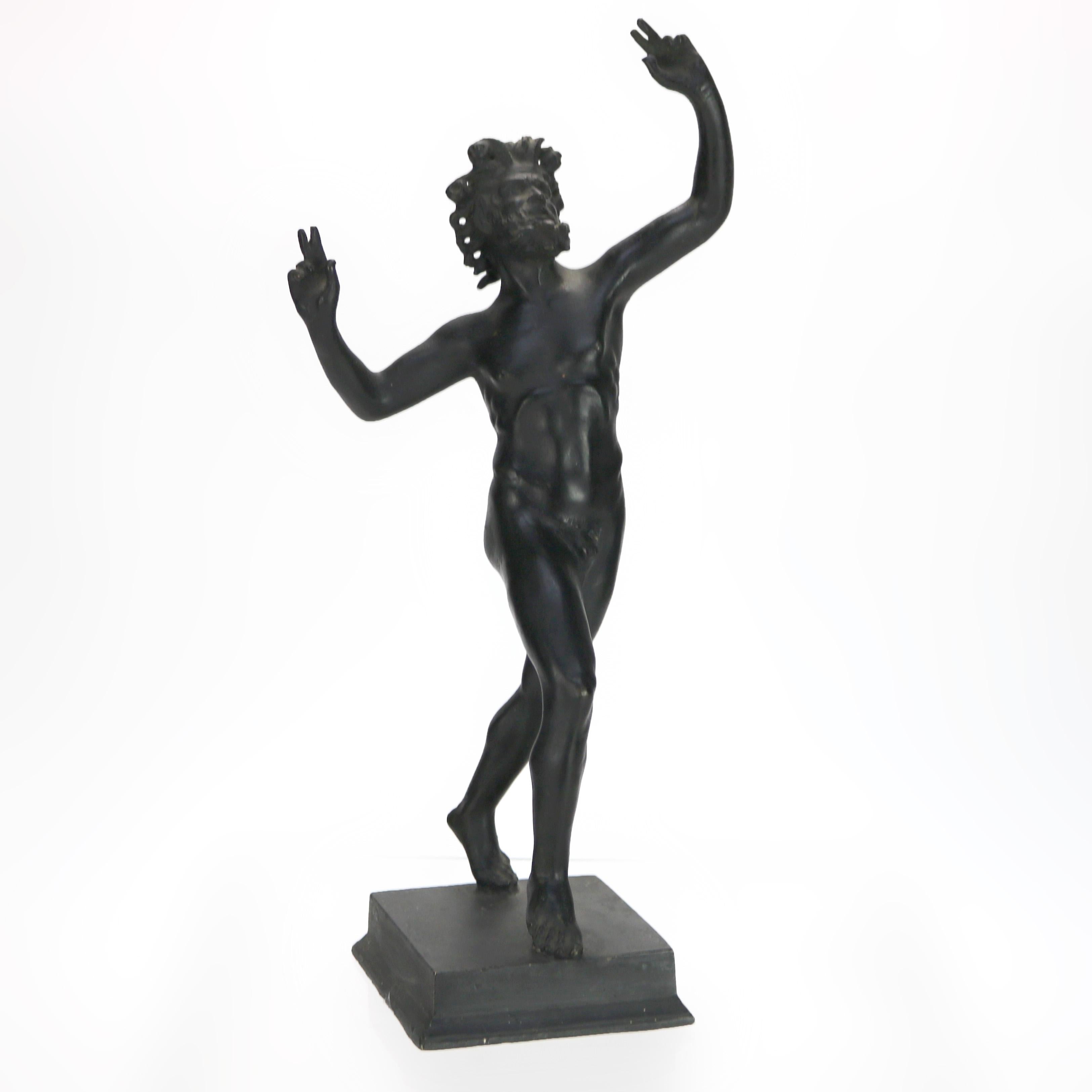 Antique Classical Bronze Sculpture “The Dancing Faun” C1920.
12 3/4